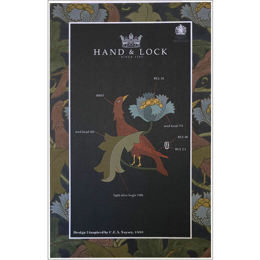 Arts & crafts birds embroidery kit by Hand & Lock